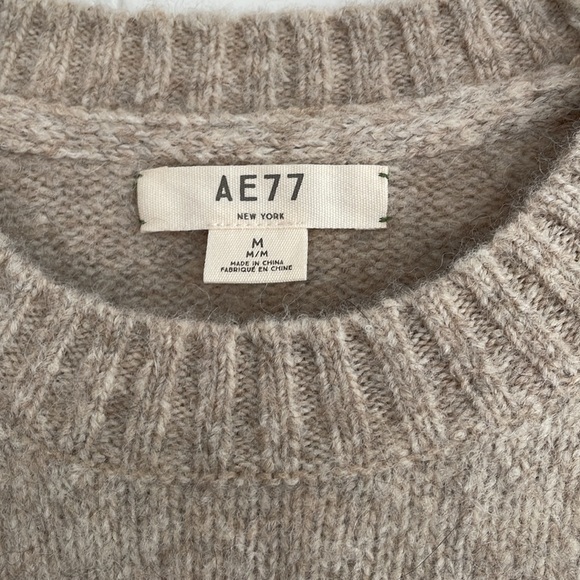 AE77 Men’s Premium Alpaca Blend Sweater - Picture 2 of 5